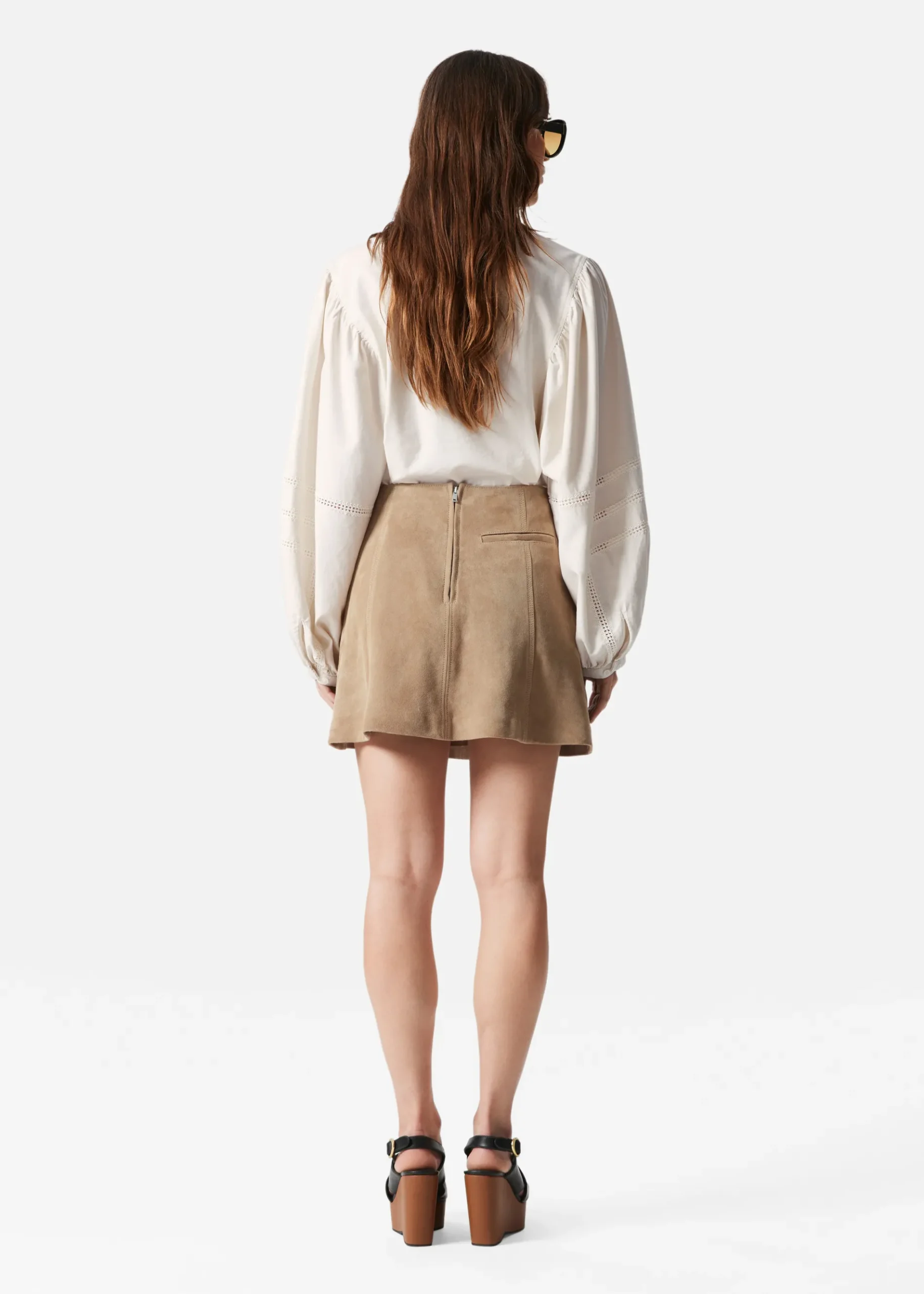 & Other Stories Bluse mit voluminösen Ärmeln