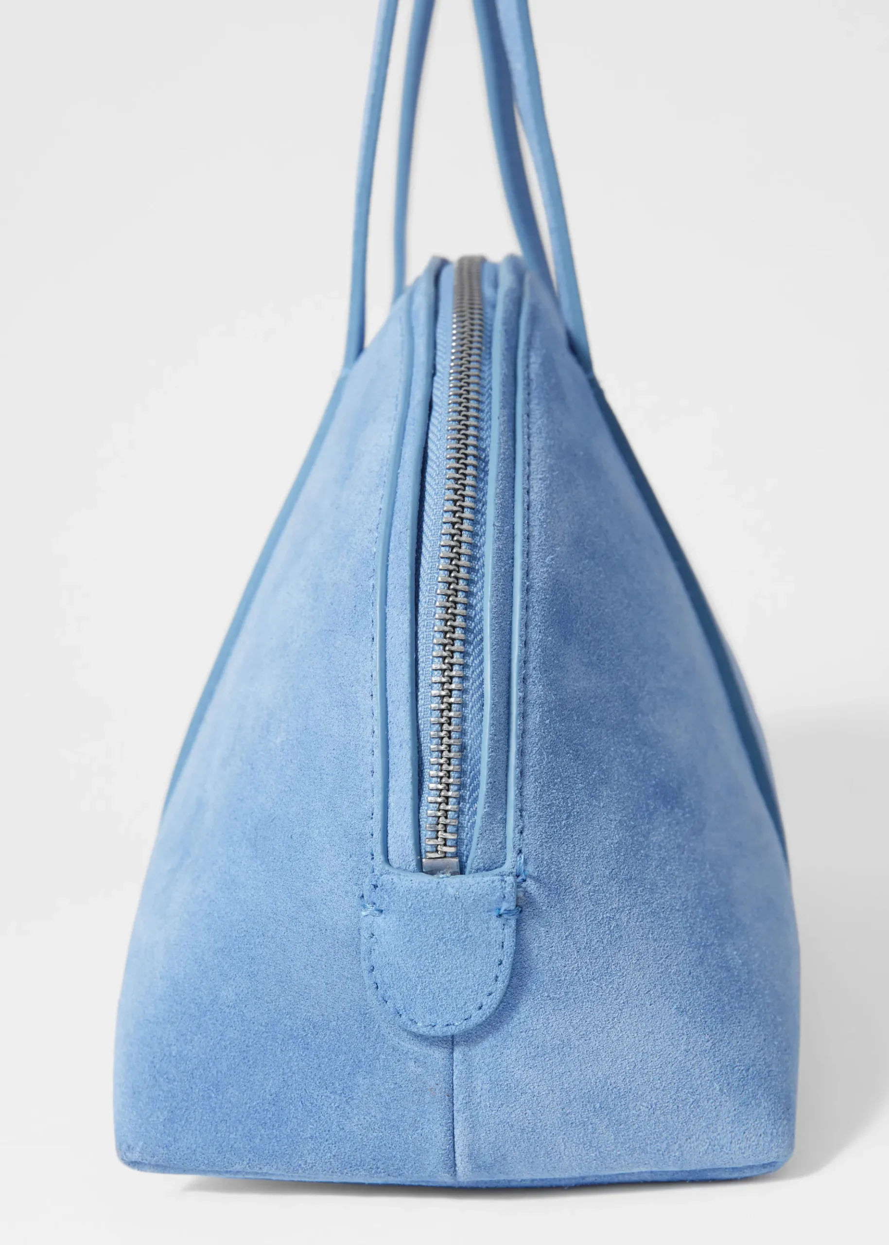 & Other Stories Bowlingtasche aus Veloursleder