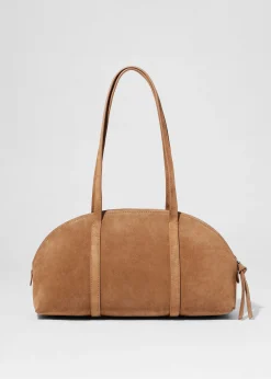 & Other Stories Bowlingtasche aus Veloursleder