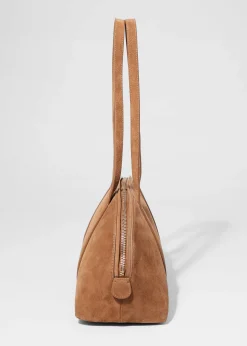 & Other Stories Bowlingtasche aus Veloursleder