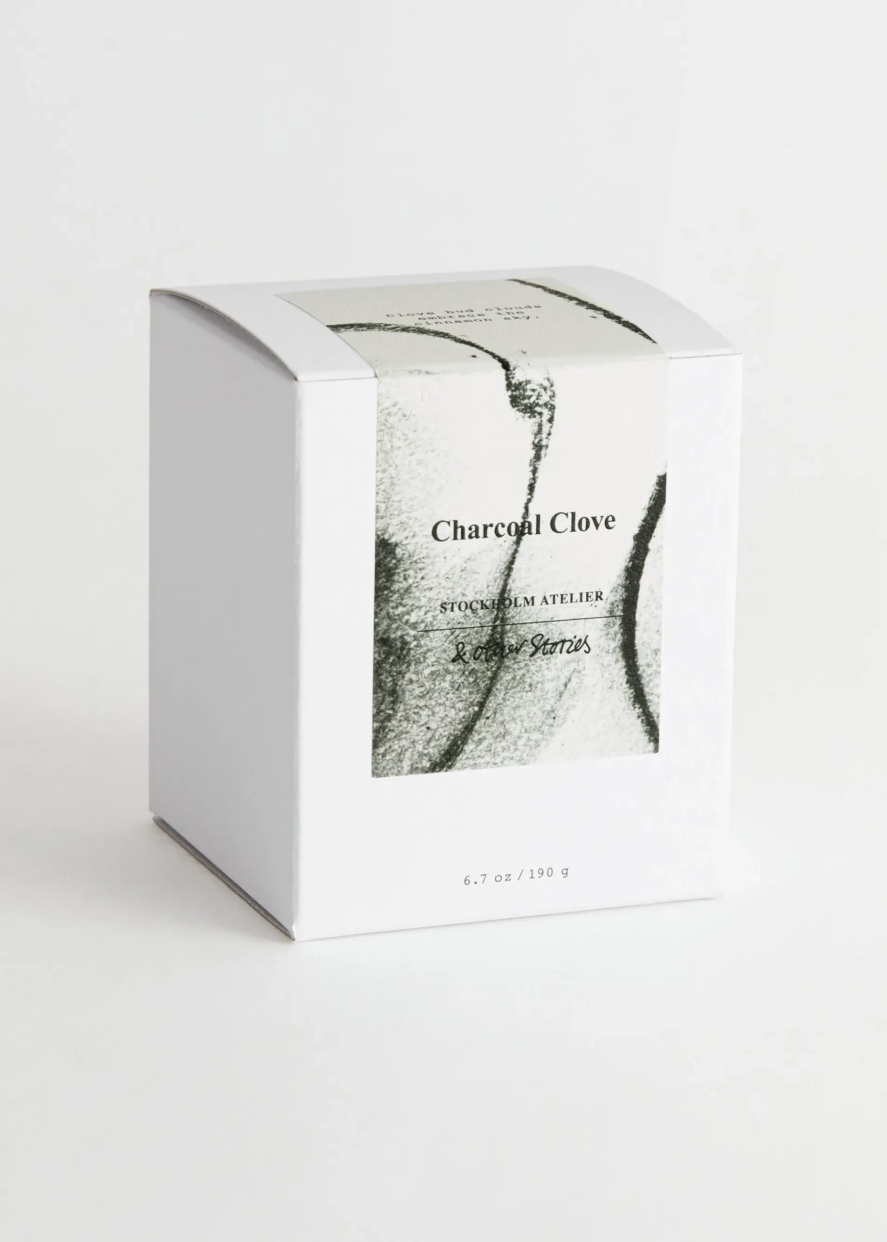 & Other Stories Charcoal Clove Duftkerze