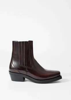 & Other Stories Chelsea Boots aus Leder im Biker-Stil