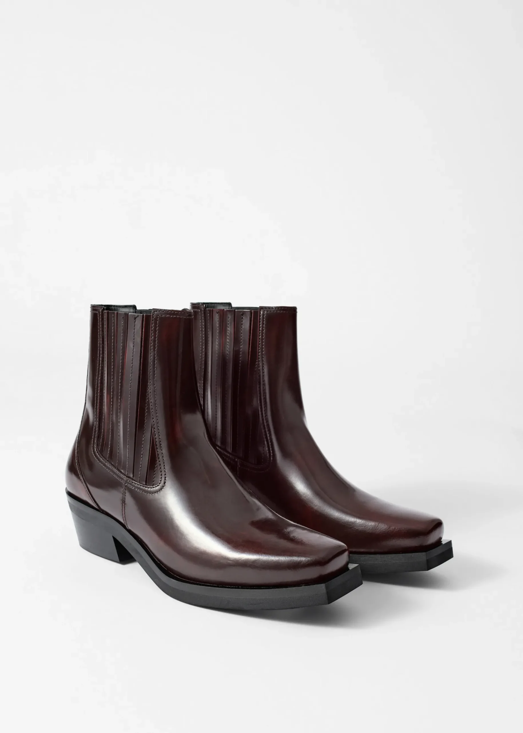 & Other Stories Chelsea Boots aus Leder im Biker-Stil