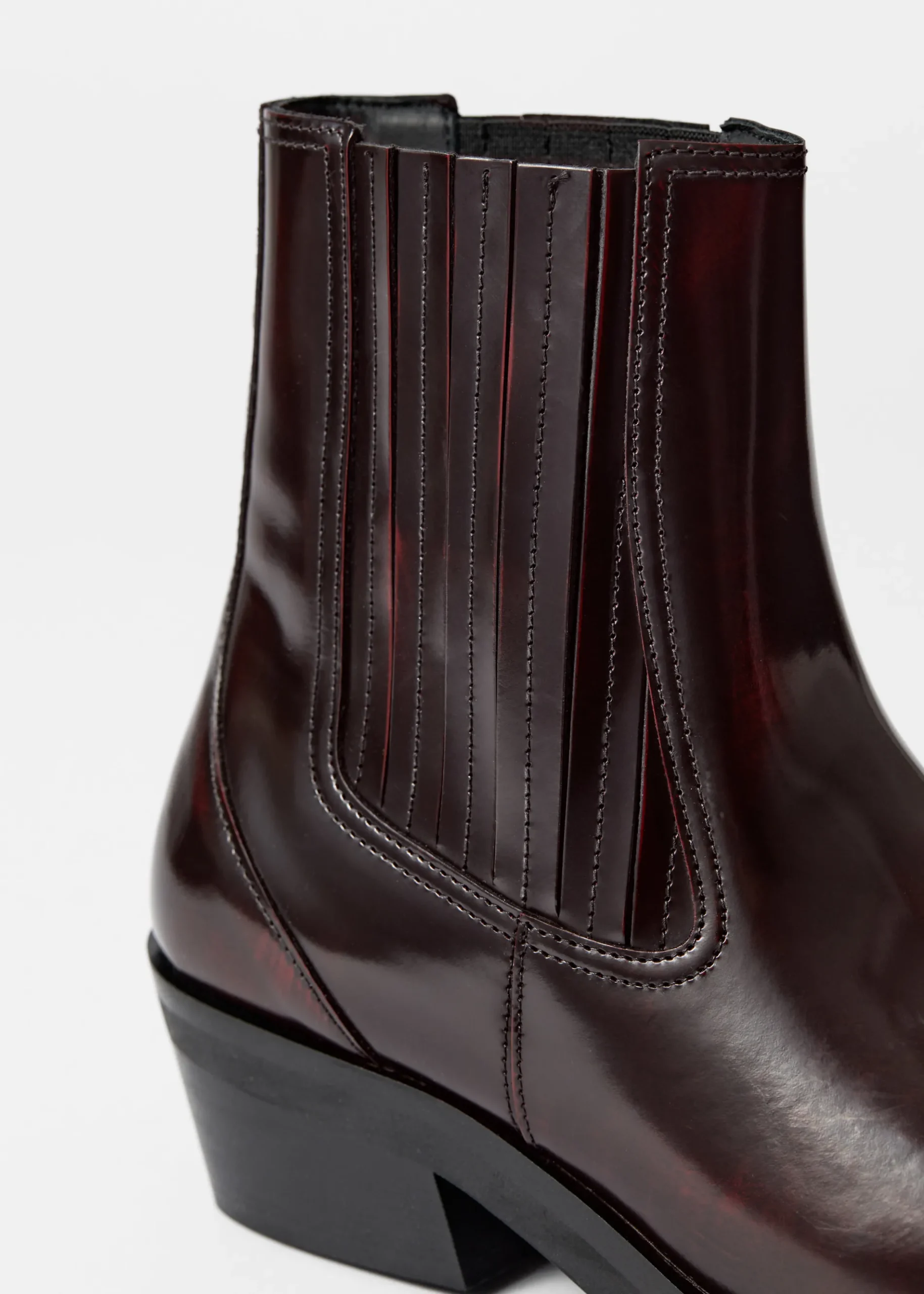 & Other Stories Chelsea Boots aus Leder im Biker-Stil
