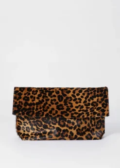 & Other Stories Clutch aus Leder mit