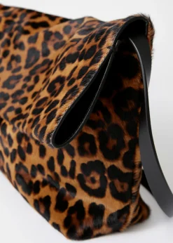 & Other Stories Clutch aus Leder mit