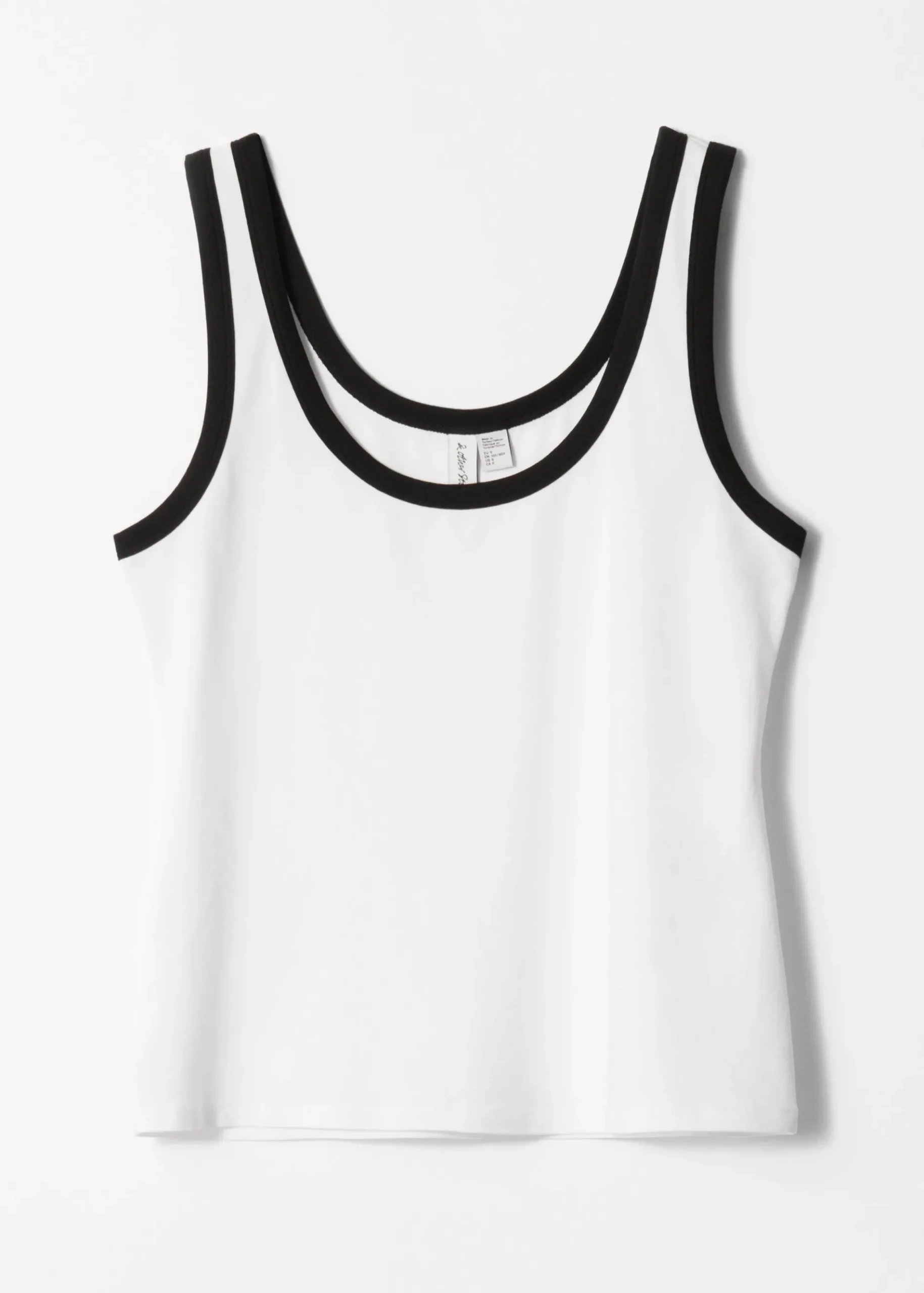 & Other Stories ContrastTrim Tank Top