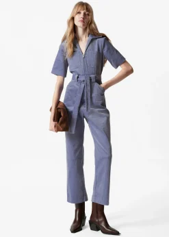 & Other Stories Cord-Jumpsuit mit Gürtel