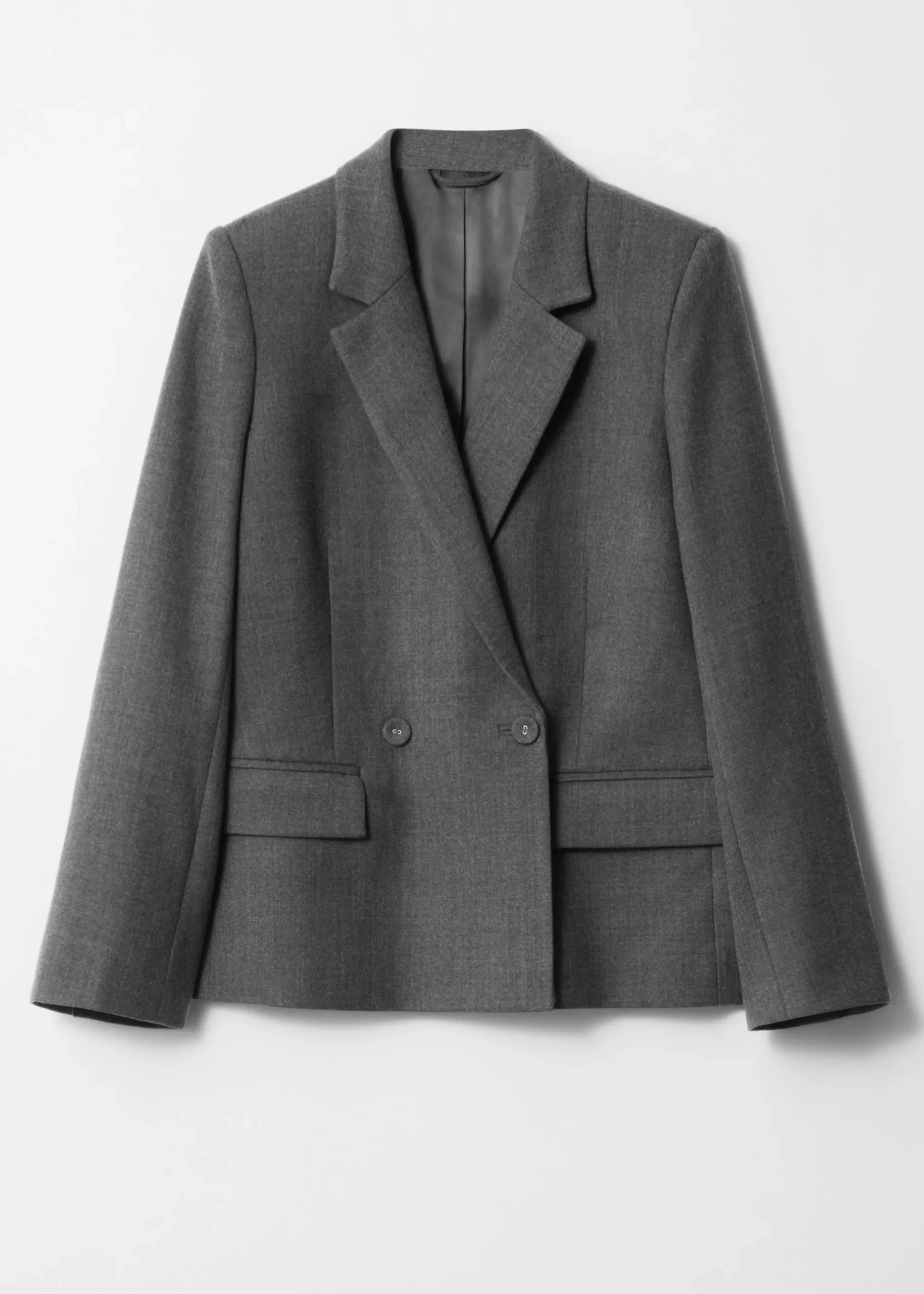 & Other Stories Doppelreihiger Blazer aus Wolle