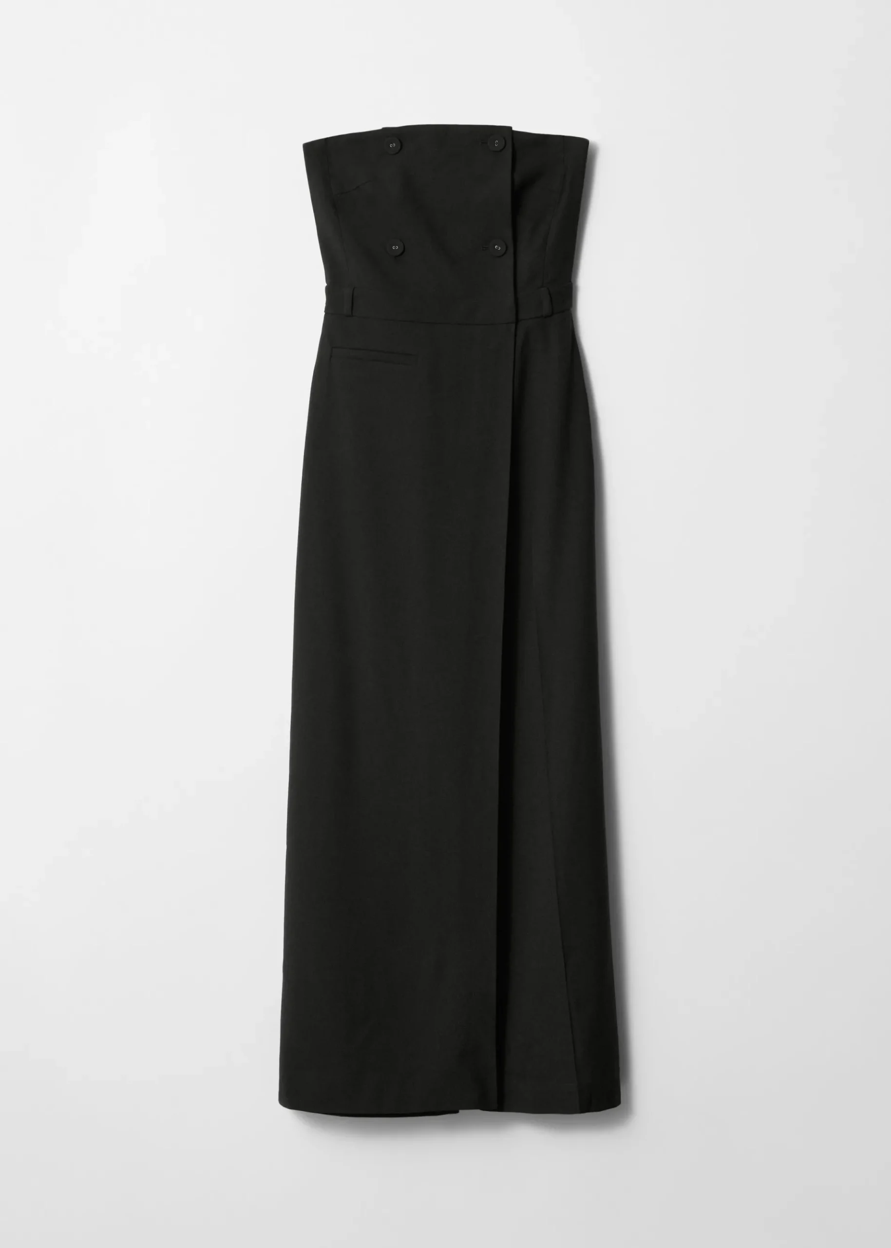 & Other Stories Doppelreihiger Bustier-Jumpsuit