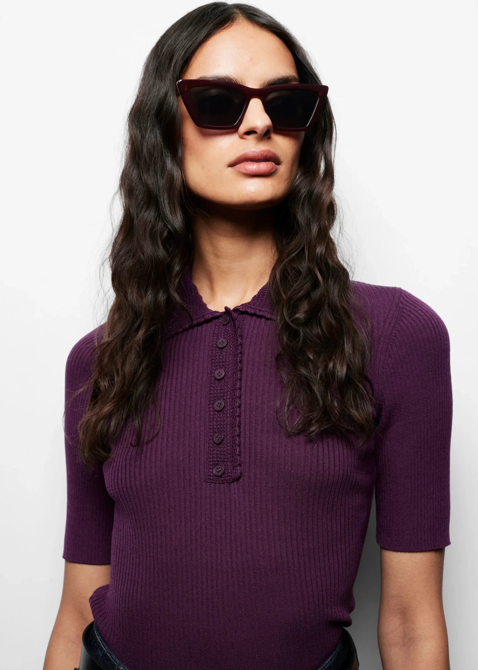 & Other Stories Eckige Cateye-Sonnenbrille