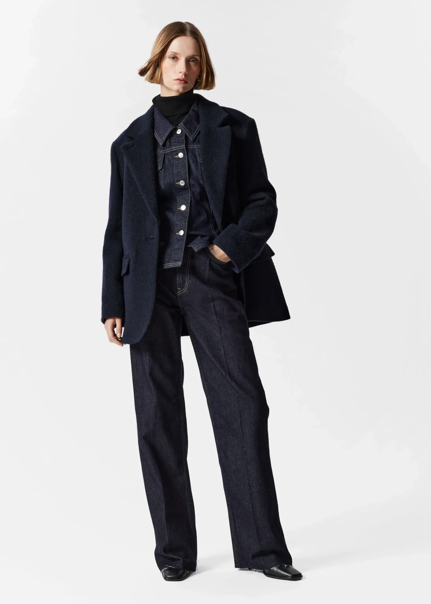 & Other Stories Einreihiger Wollblazer