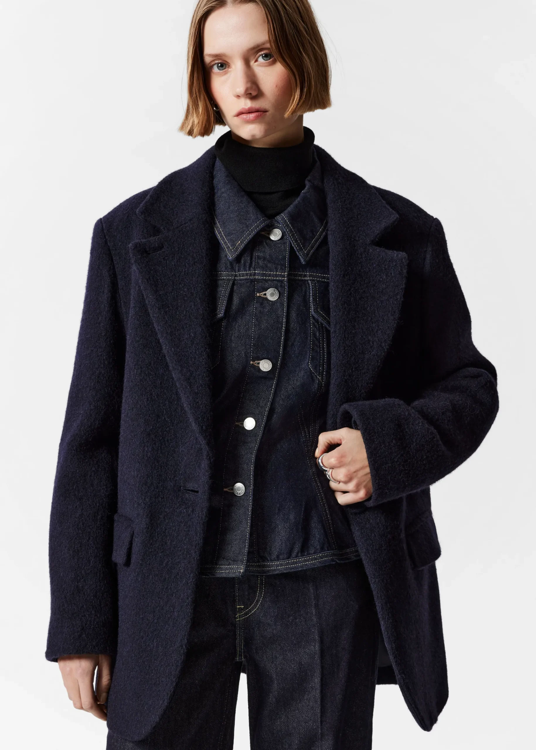 & Other Stories Einreihiger Wollblazer