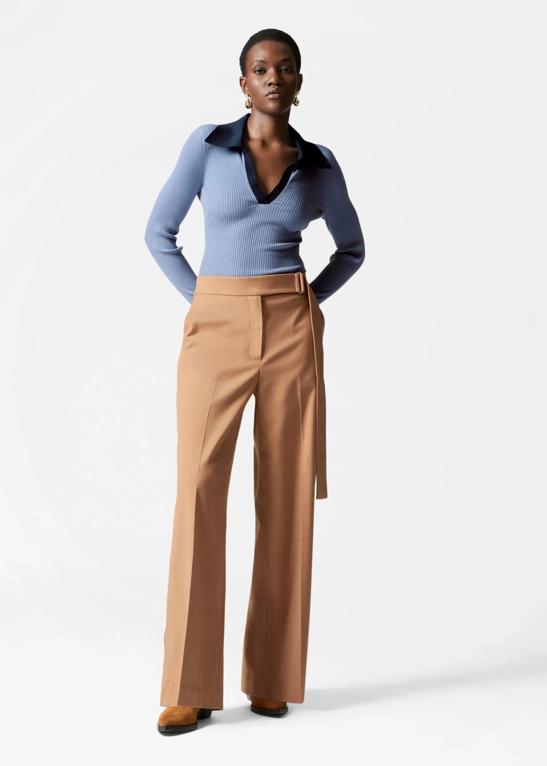 & Other Stories Elegante Hose mit weitem Bein