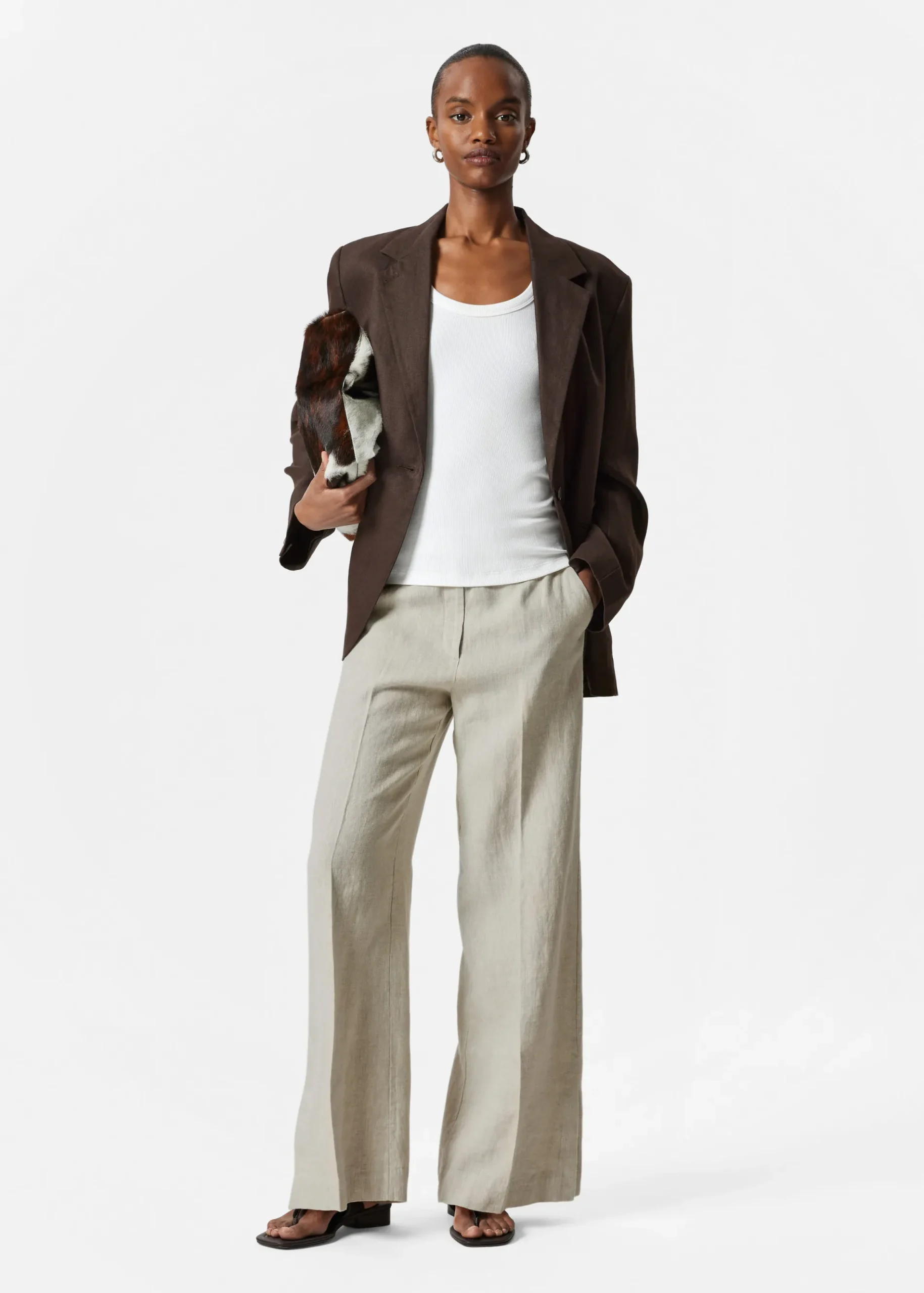 & Other Stories Elegante Leinenhose