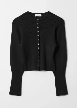 & Other Stories Eng anliegende Rippstrickjacke