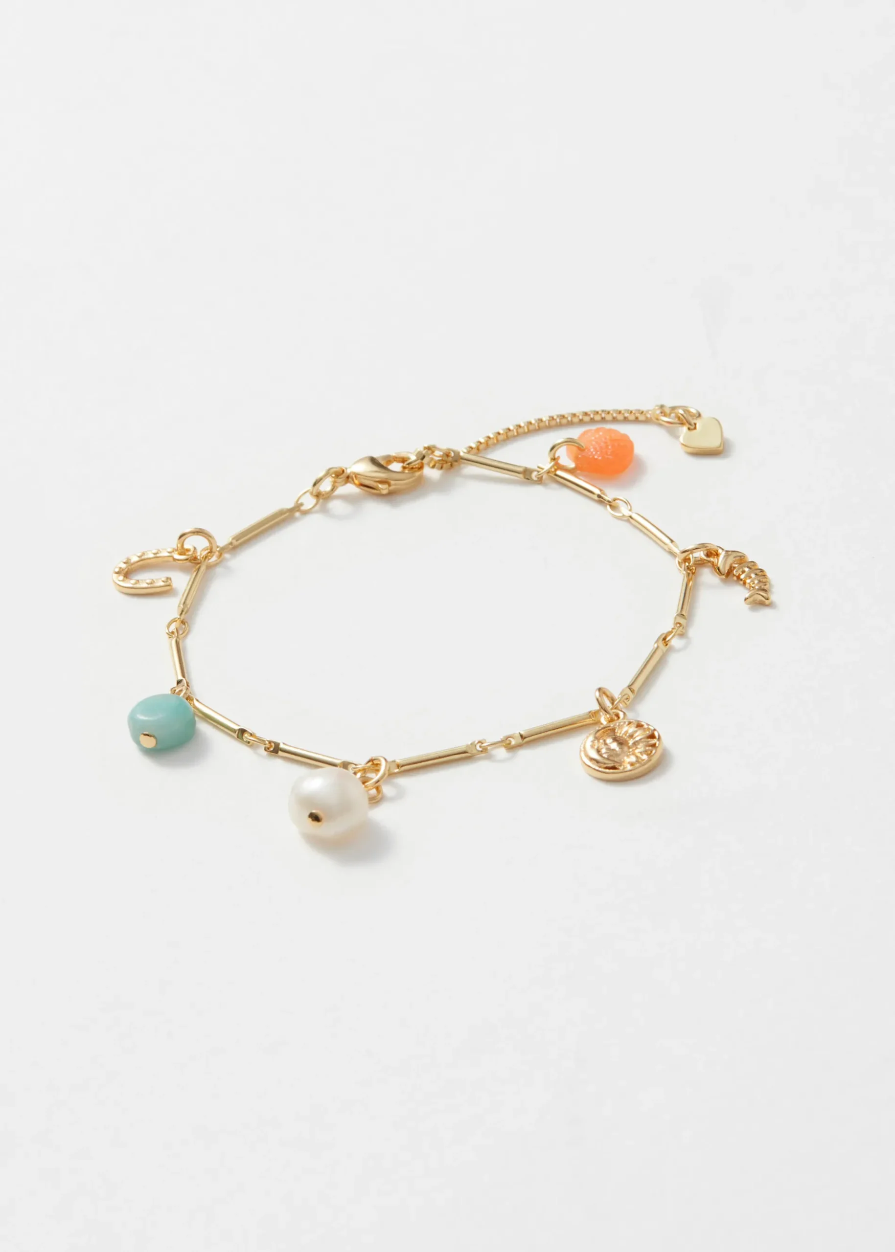 & Other Stories Filigranes Kettenarmband mit Anhängern
