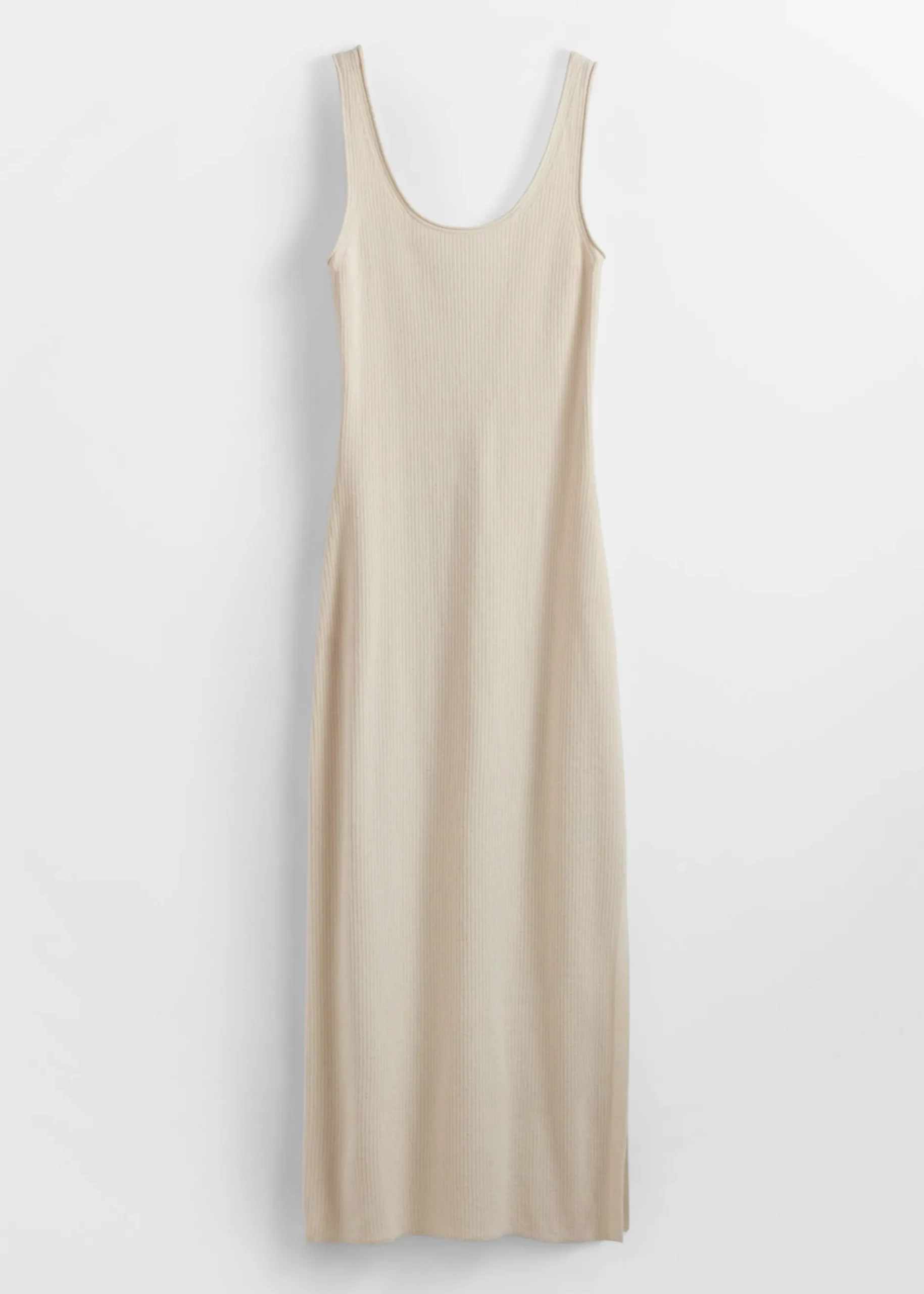 & Other Stories Geripptes Tank-Midikleid