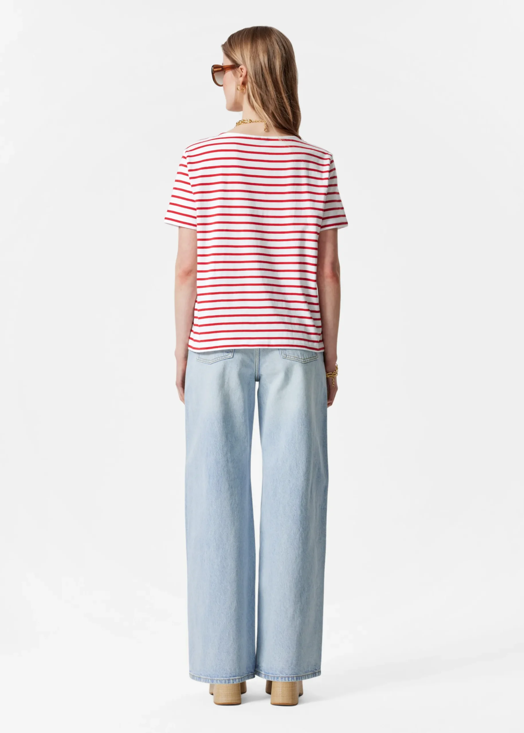 & Other Stories Gestreiftes T-Shirt