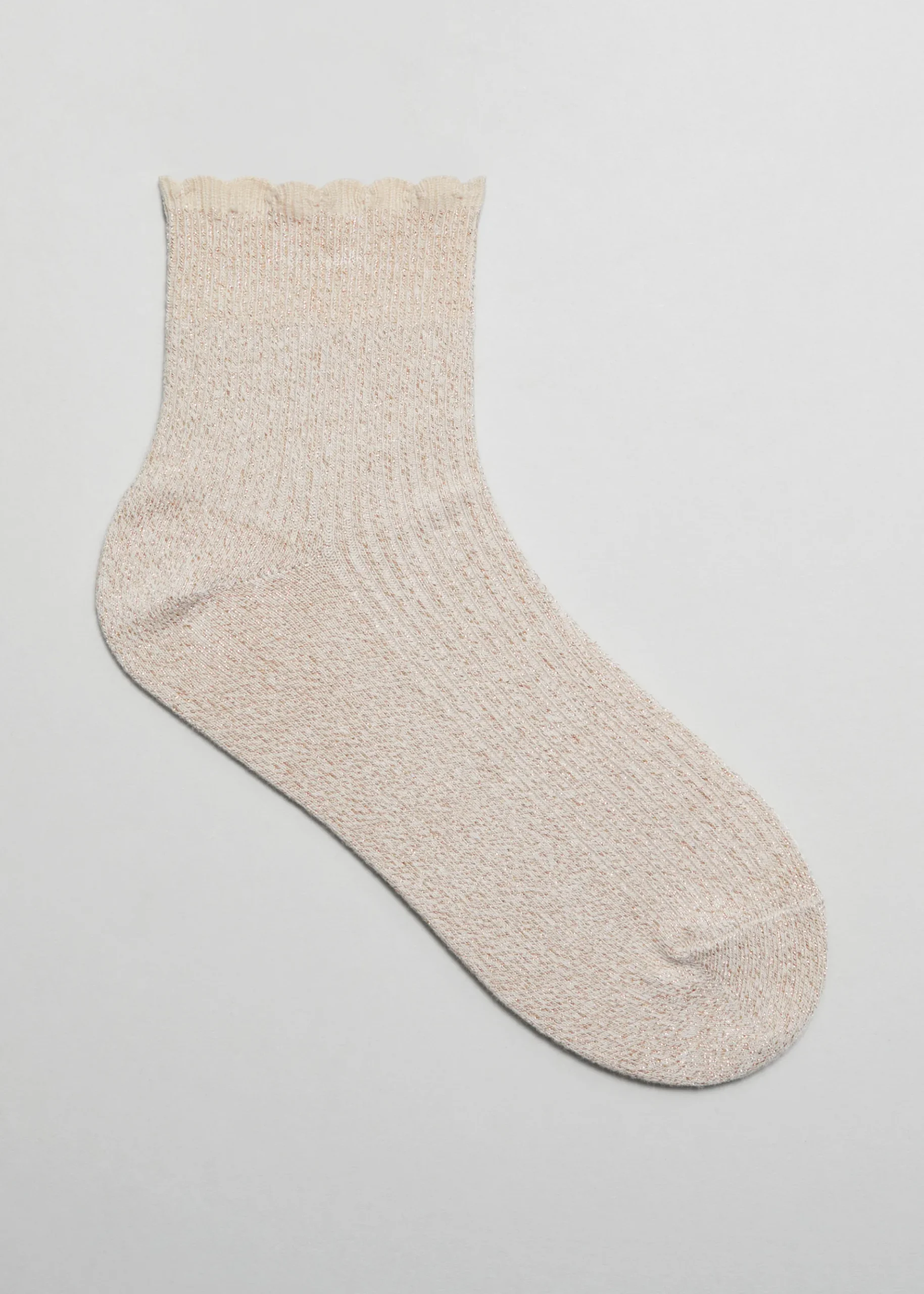 & Other Stories Glitzernde Sneaker-Socken