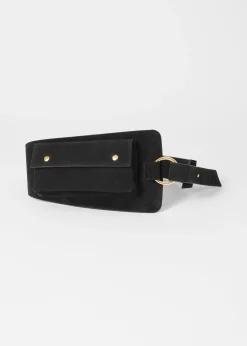 & Other Stories Gürteltasche aus Veloursleder