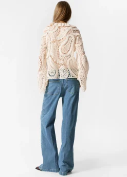 & Other Stories Häkelbluse mit Paisley-Muster