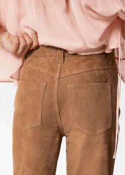 & Other Stories Hose aus Veloursleder