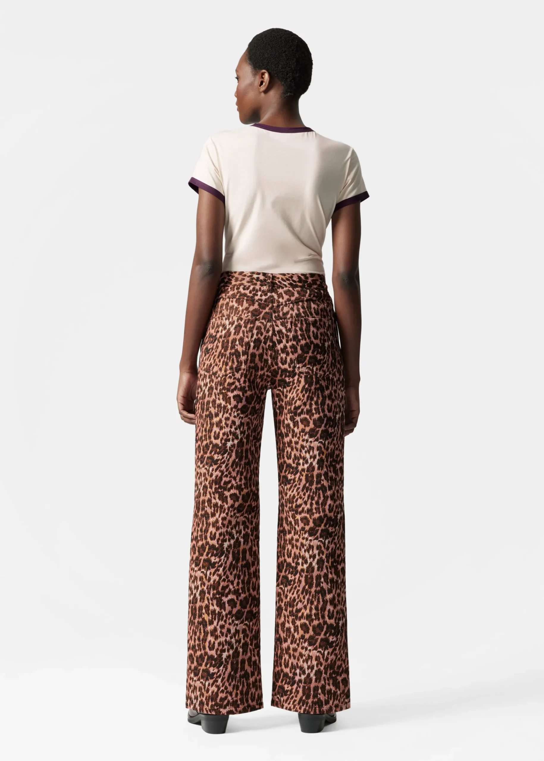 & Other Stories Hose mit Leopardenprint