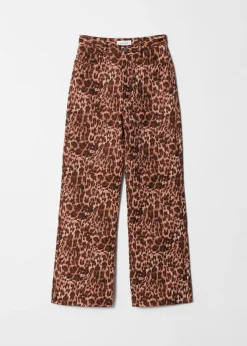 & Other Stories Hose mit Leopardenprint
