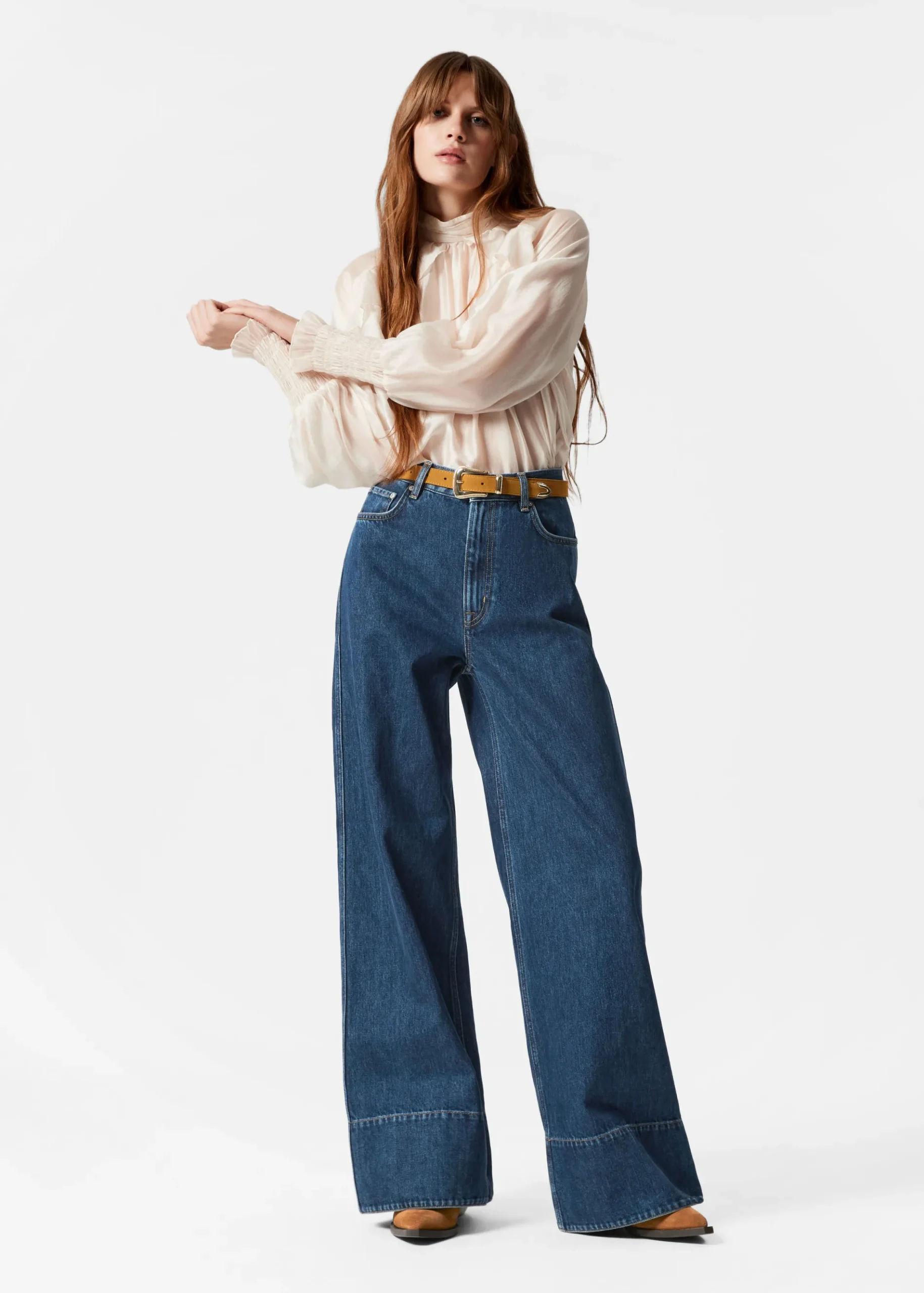 & Other Stories Hose mit weitem, langem Bein