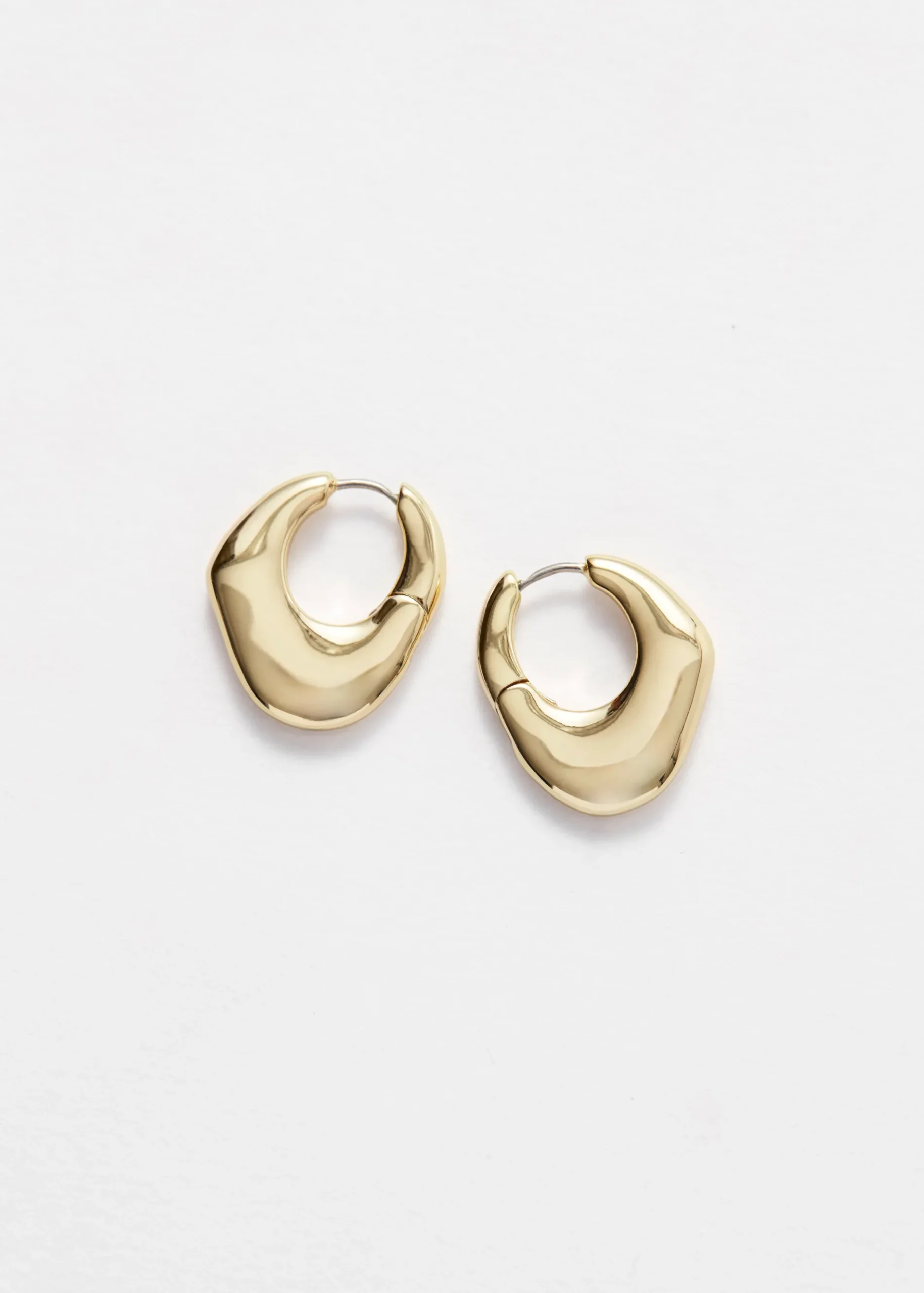 & Other Stories Irregular Hoop Earrings