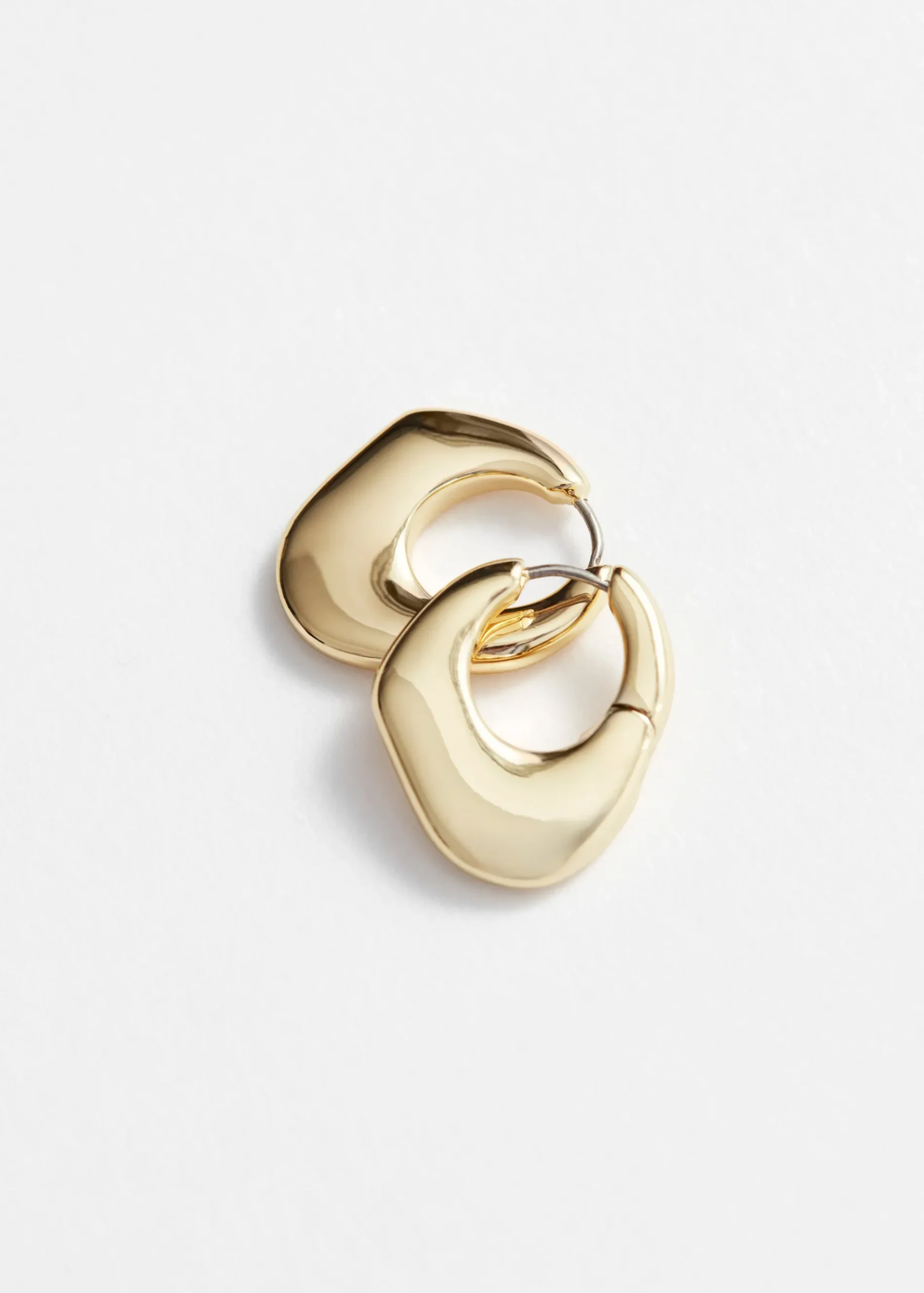 & Other Stories Irregular Hoop Earrings
