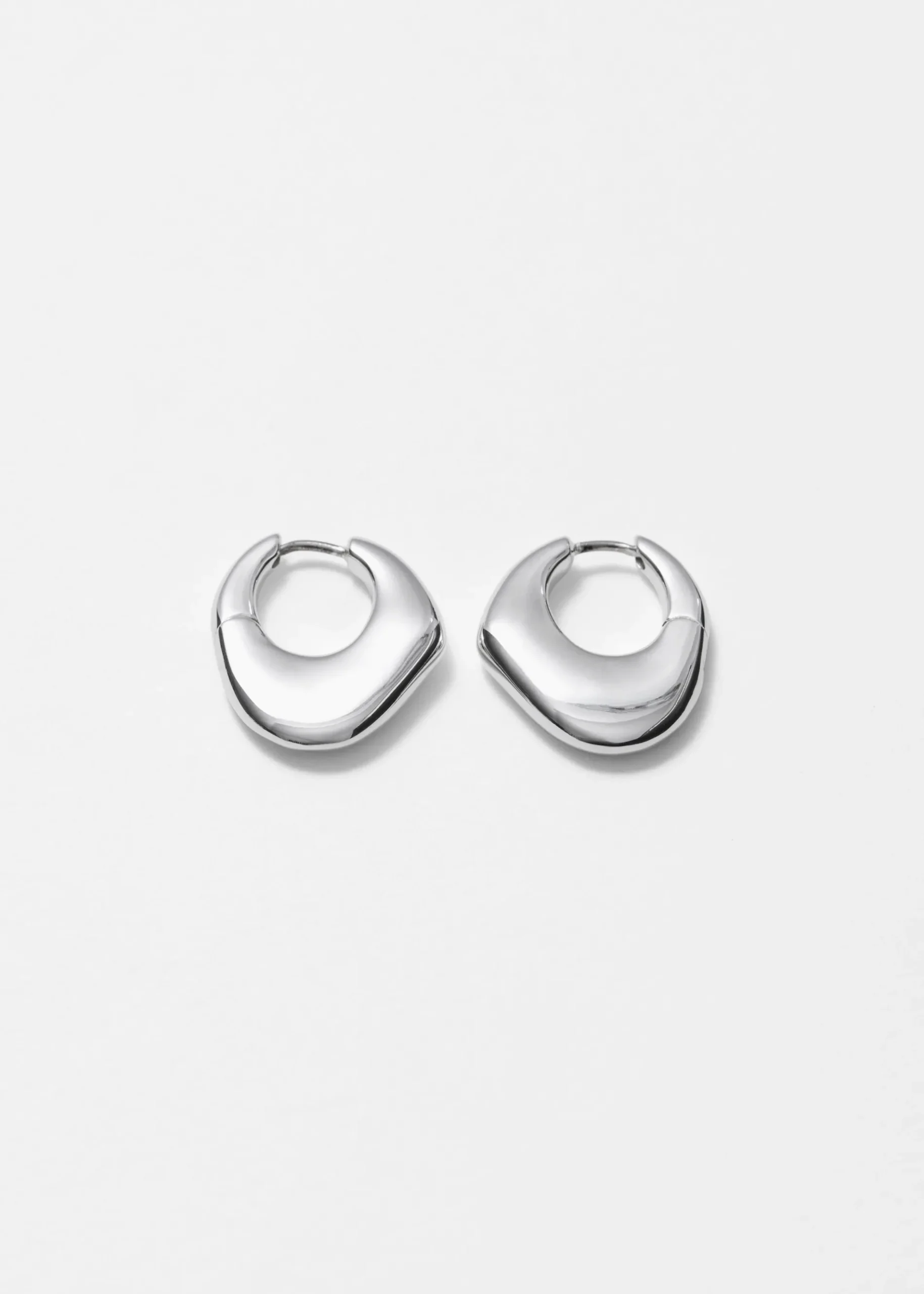 & Other Stories Irregular Hoop Earrings