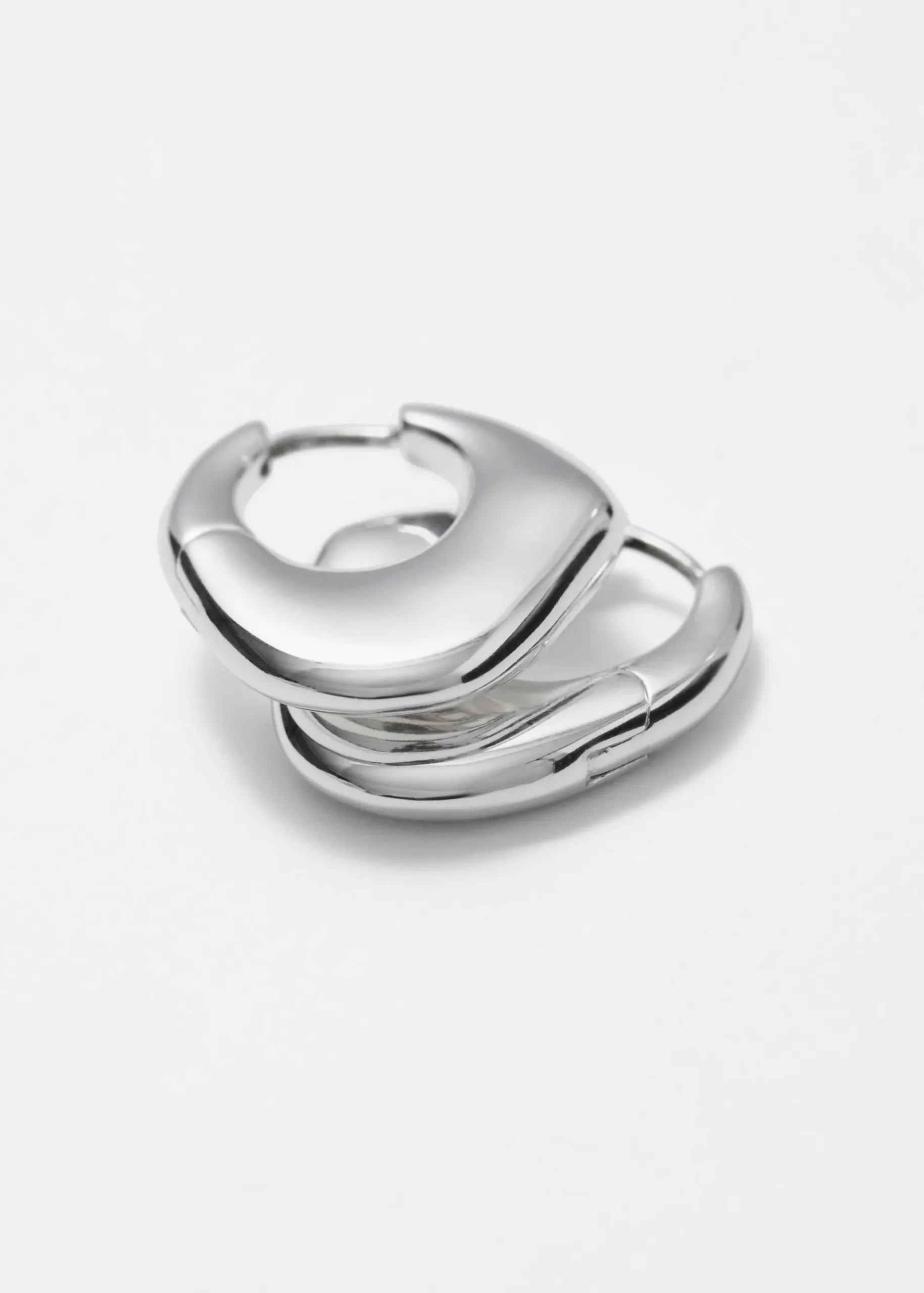 & Other Stories Irregular Hoop Earrings
