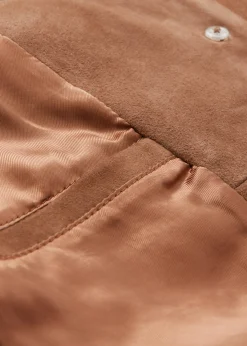 & Other Stories Jacke aus Veloursleder mit Fransen