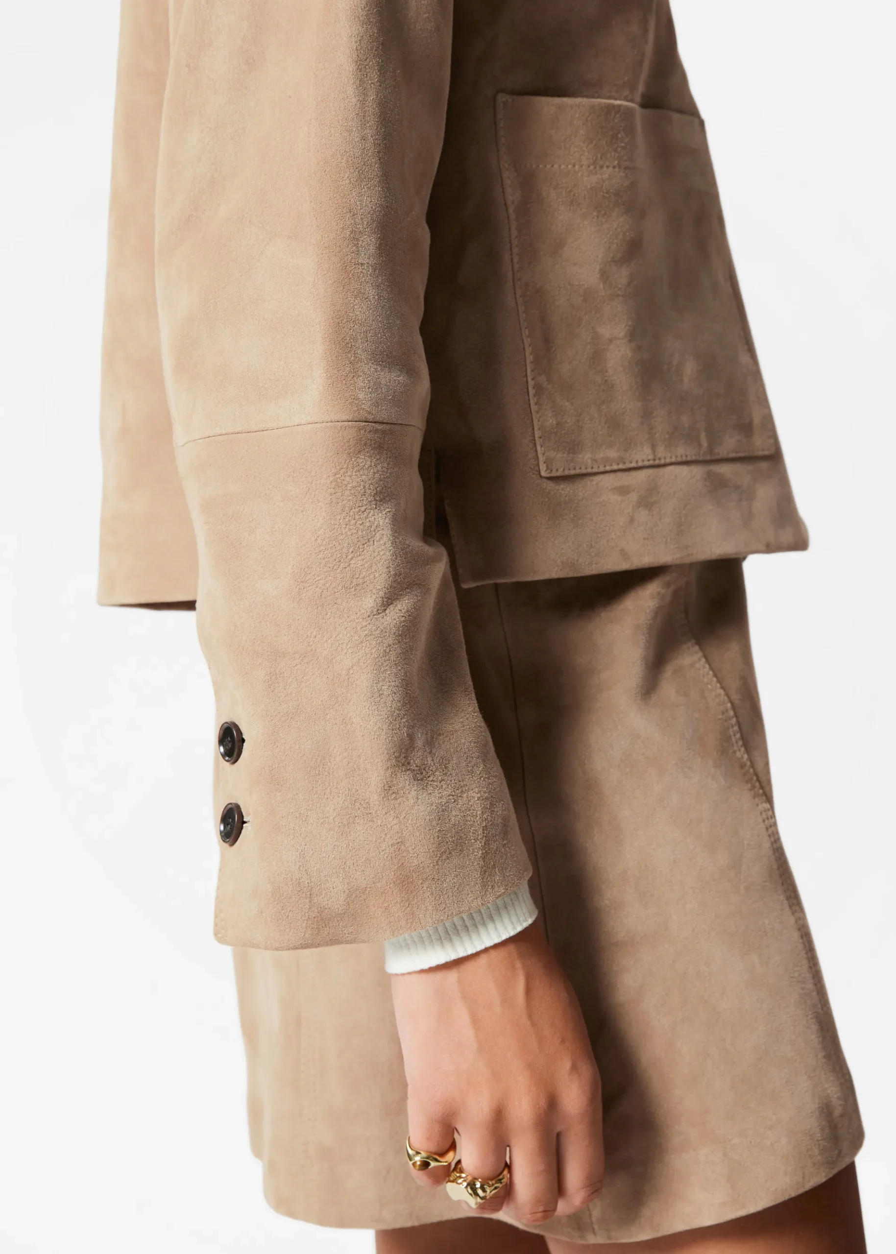 & Other Stories Jacke mit aufgesetzten Taschen