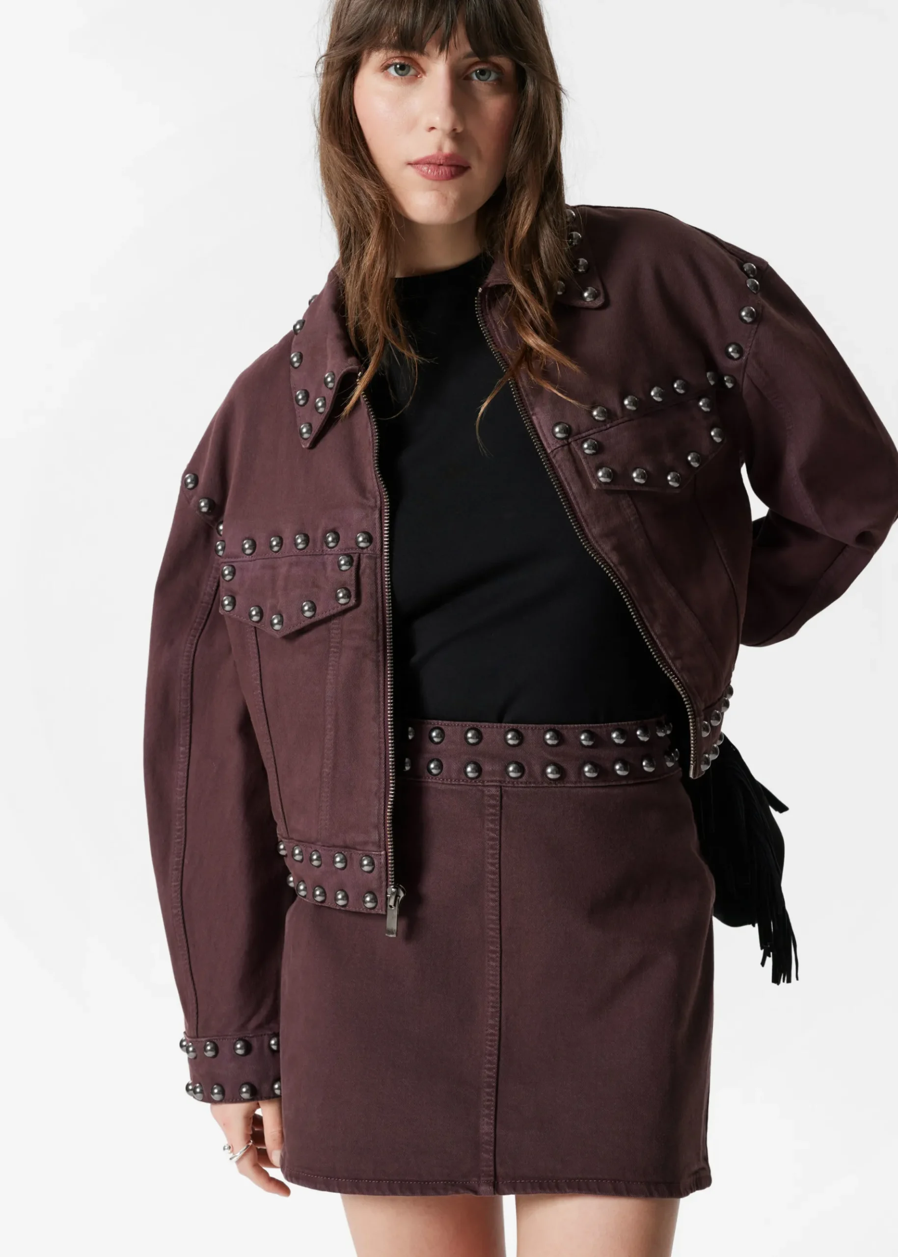 & Other Stories Jacke mit Nieten