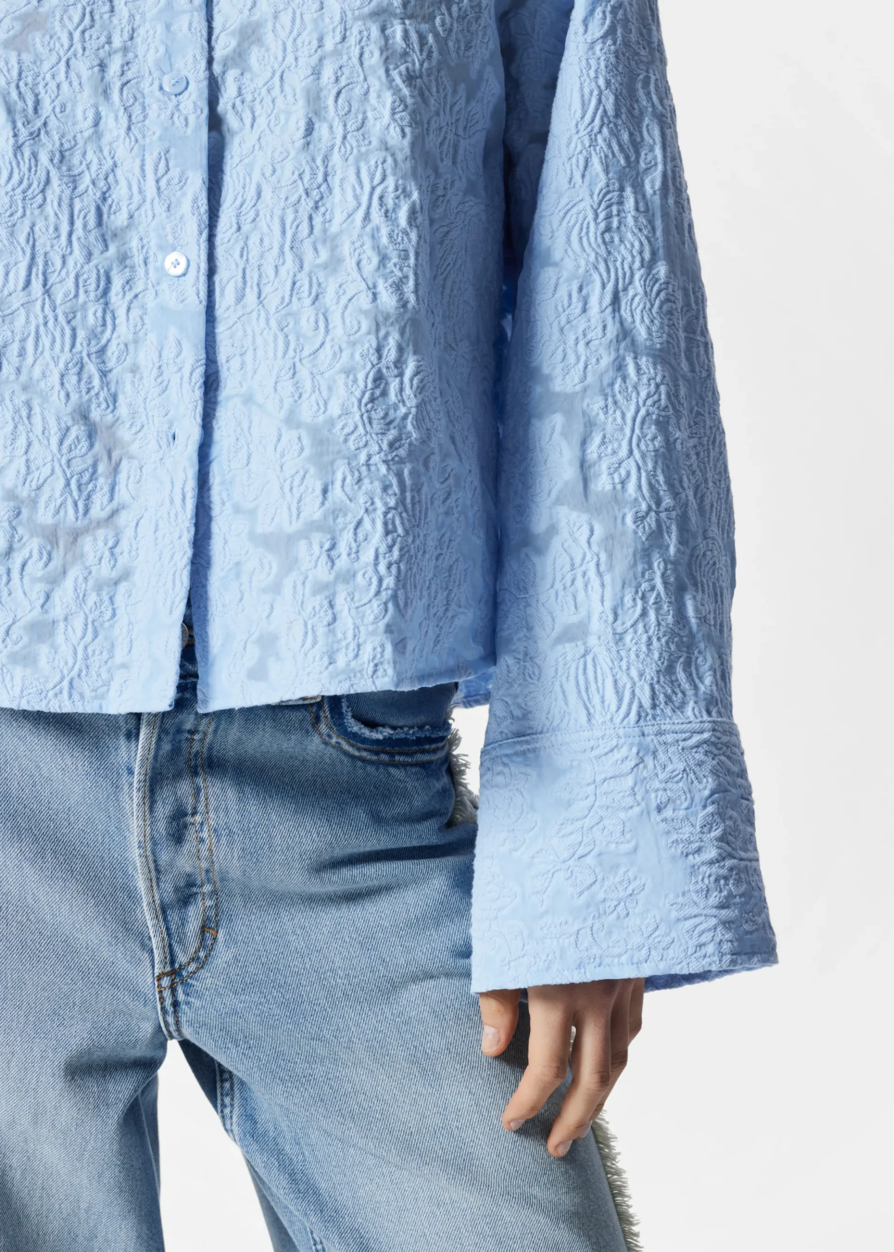 & Other Stories Jacquard-Hemd