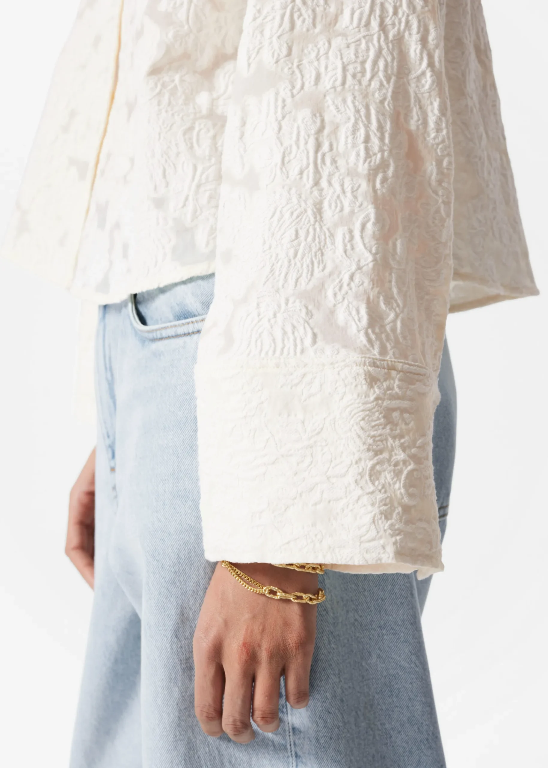 & Other Stories Jacquard-Hemd