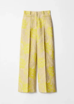 & Other Stories Jacquard-Hose mit Bügelfalten