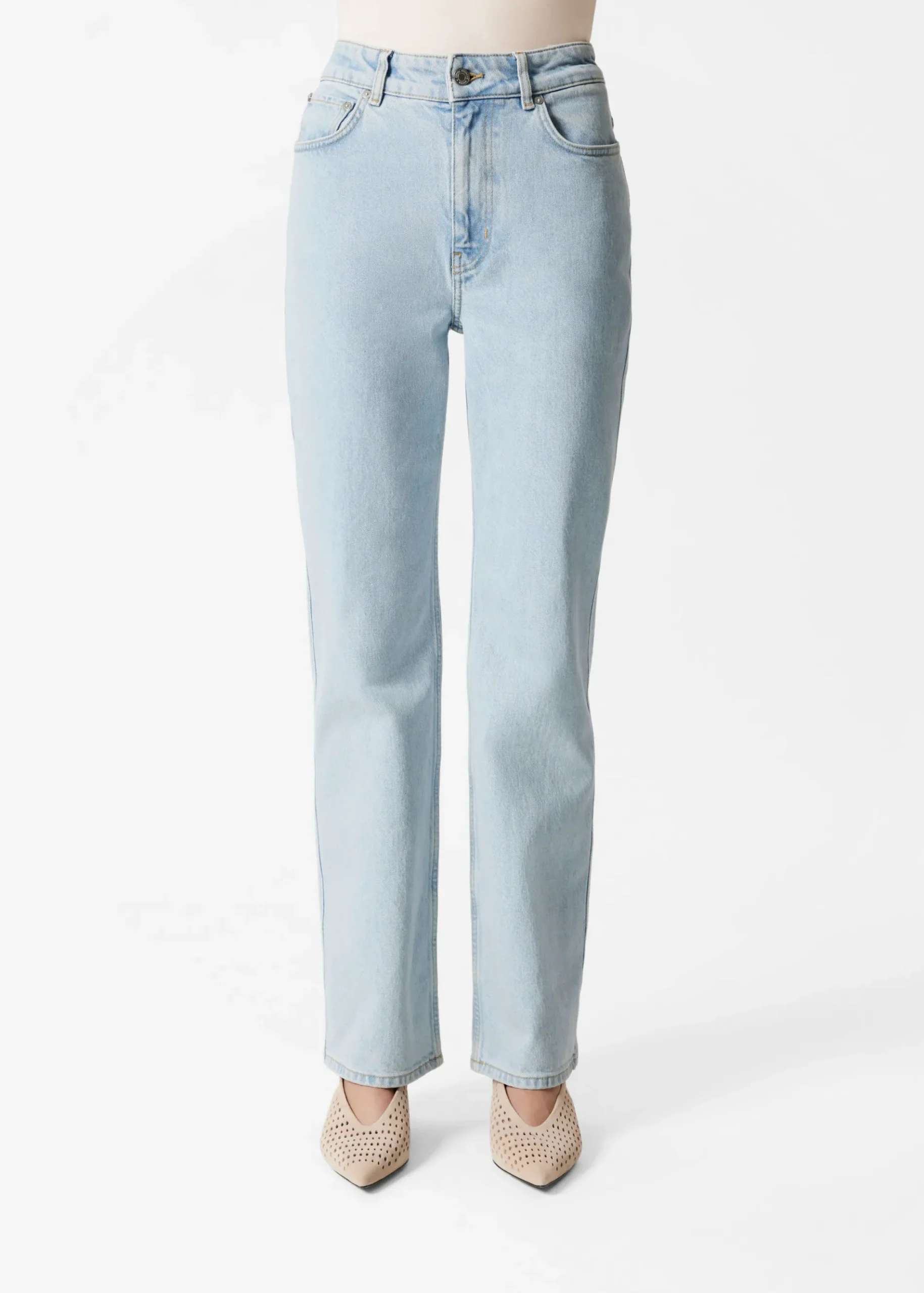 & Other Stories Jeans mit hohem Bund und weitem Bein