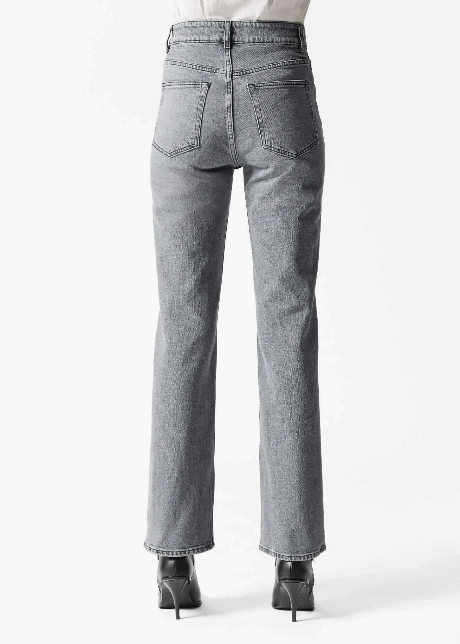 & Other Stories Jeans mit hohem Bund und weitem Bein