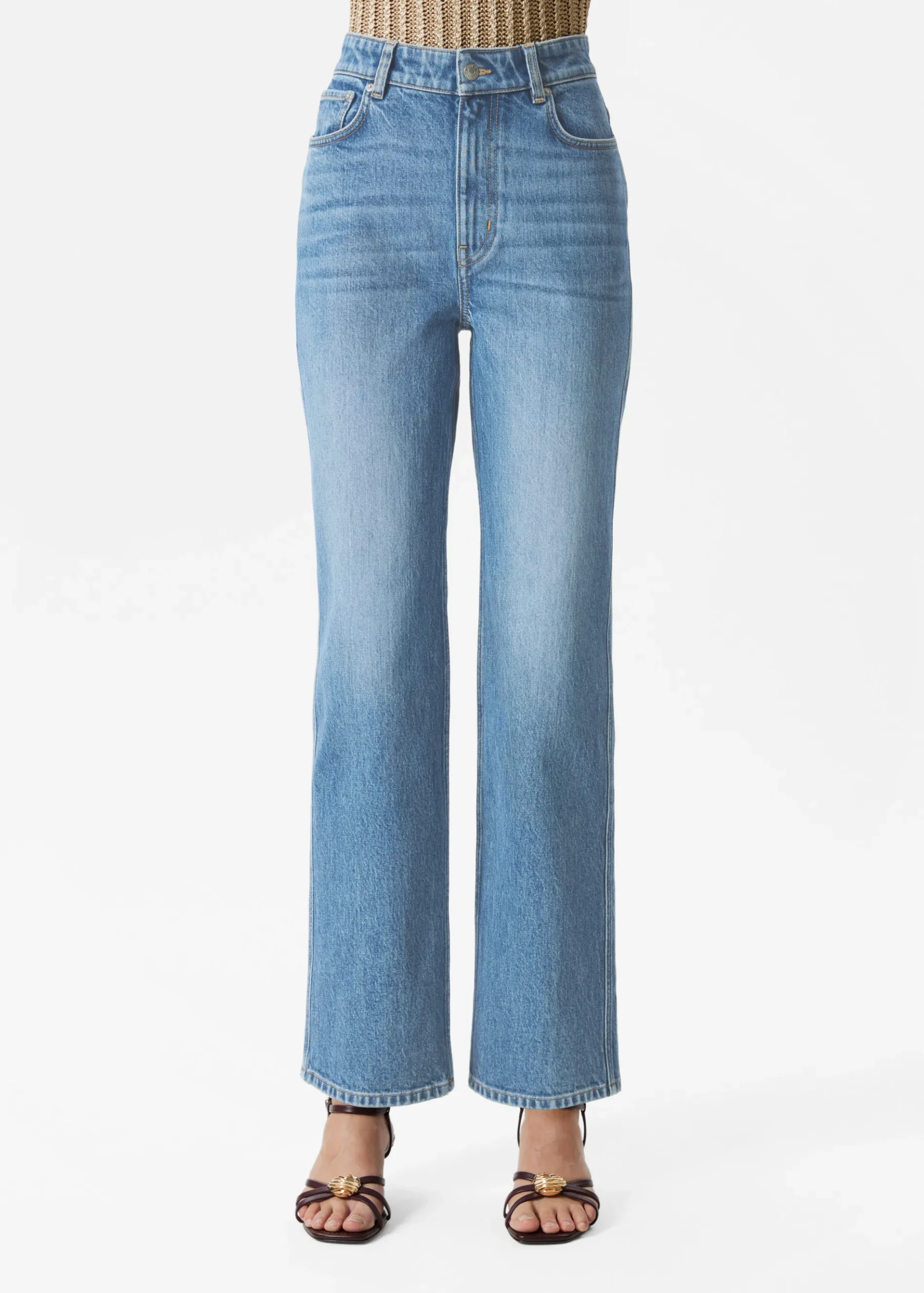 & Other Stories Jeans mit hohem Bund und weitem Bein