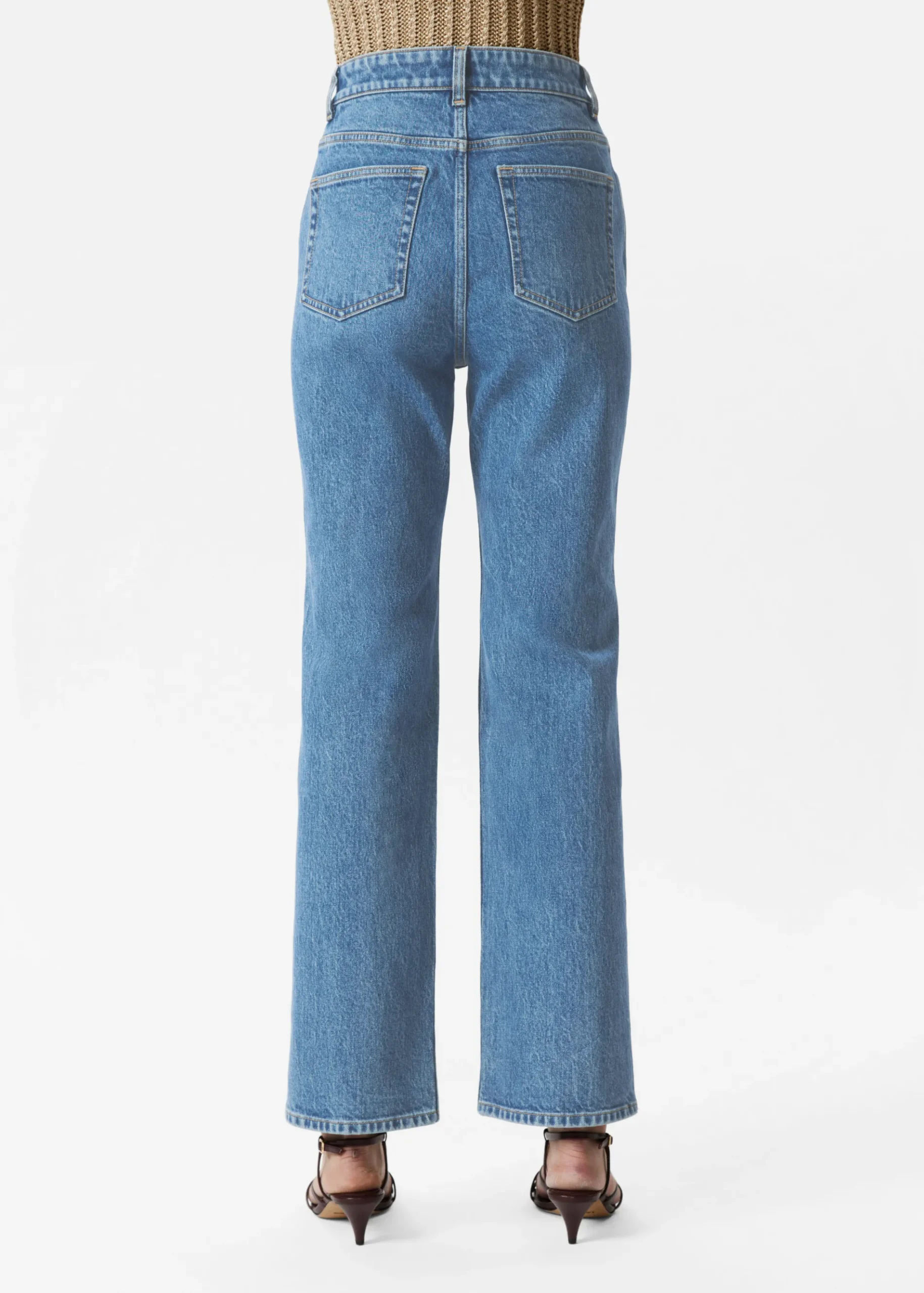 & Other Stories Jeans mit hohem Bund und weitem Bein