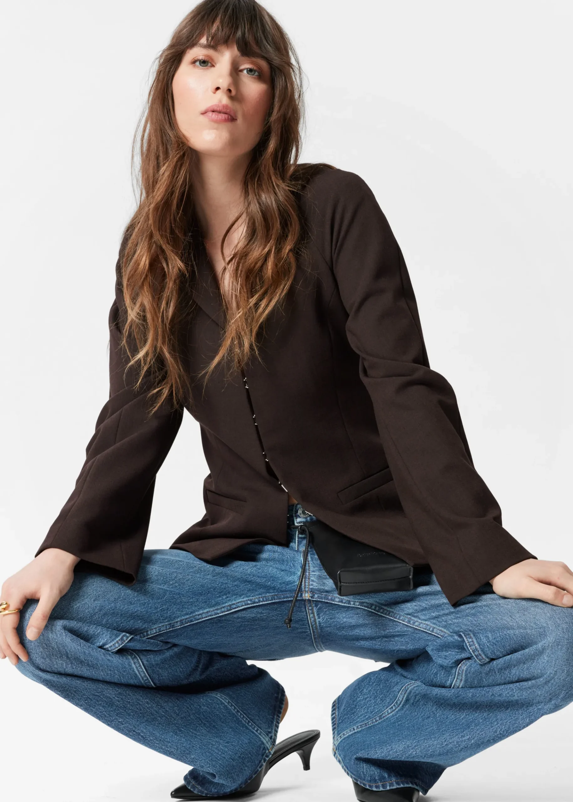 & Other Stories Jeans mit weitem Bein