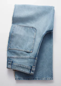 & Other Stories Jeans mit weitem Bein und Fransen