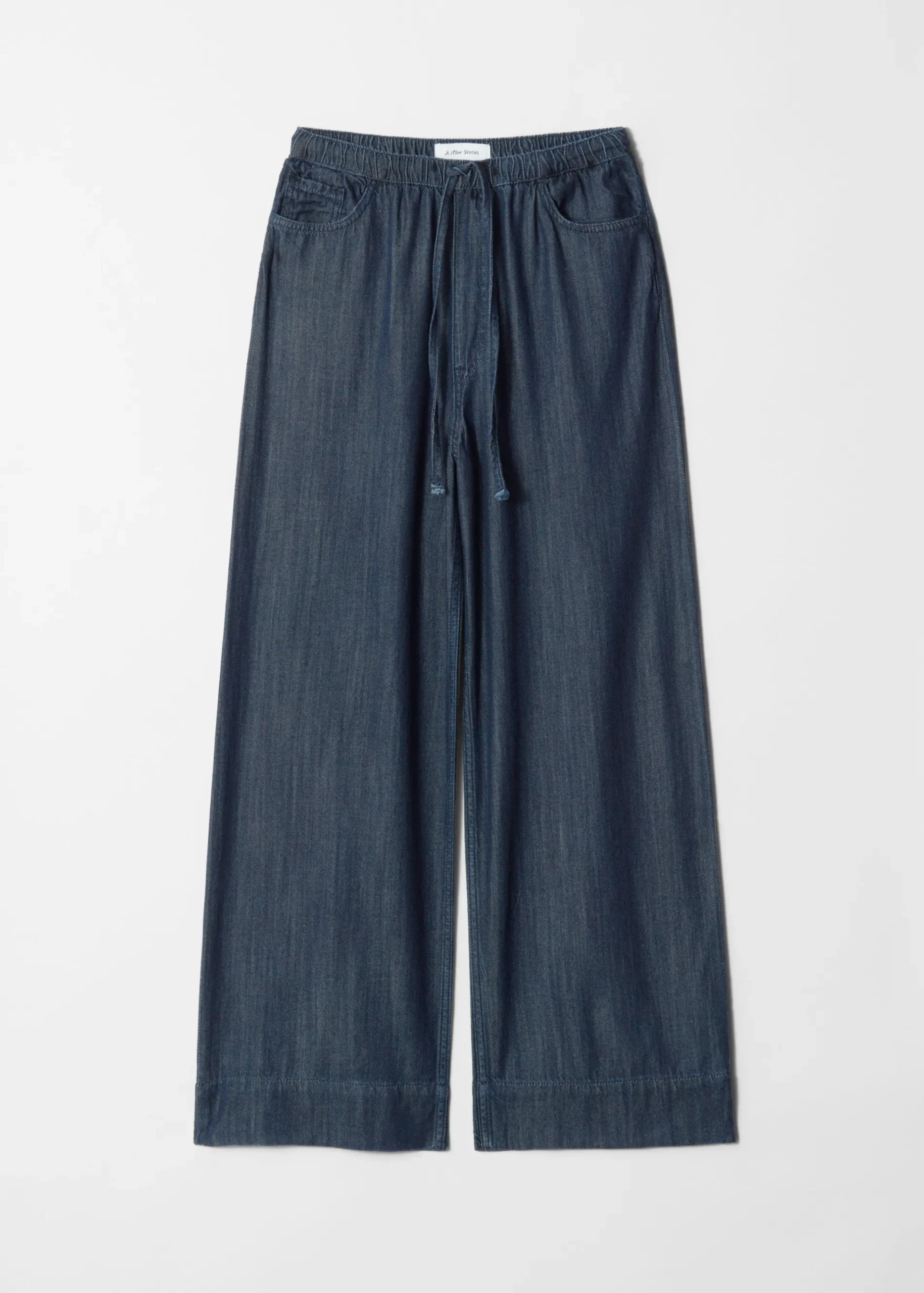 & Other Stories Jeans mit weitem Bein und Kordelzug