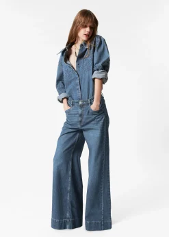 & Other Stories Jeans mit weitem, langem Bein