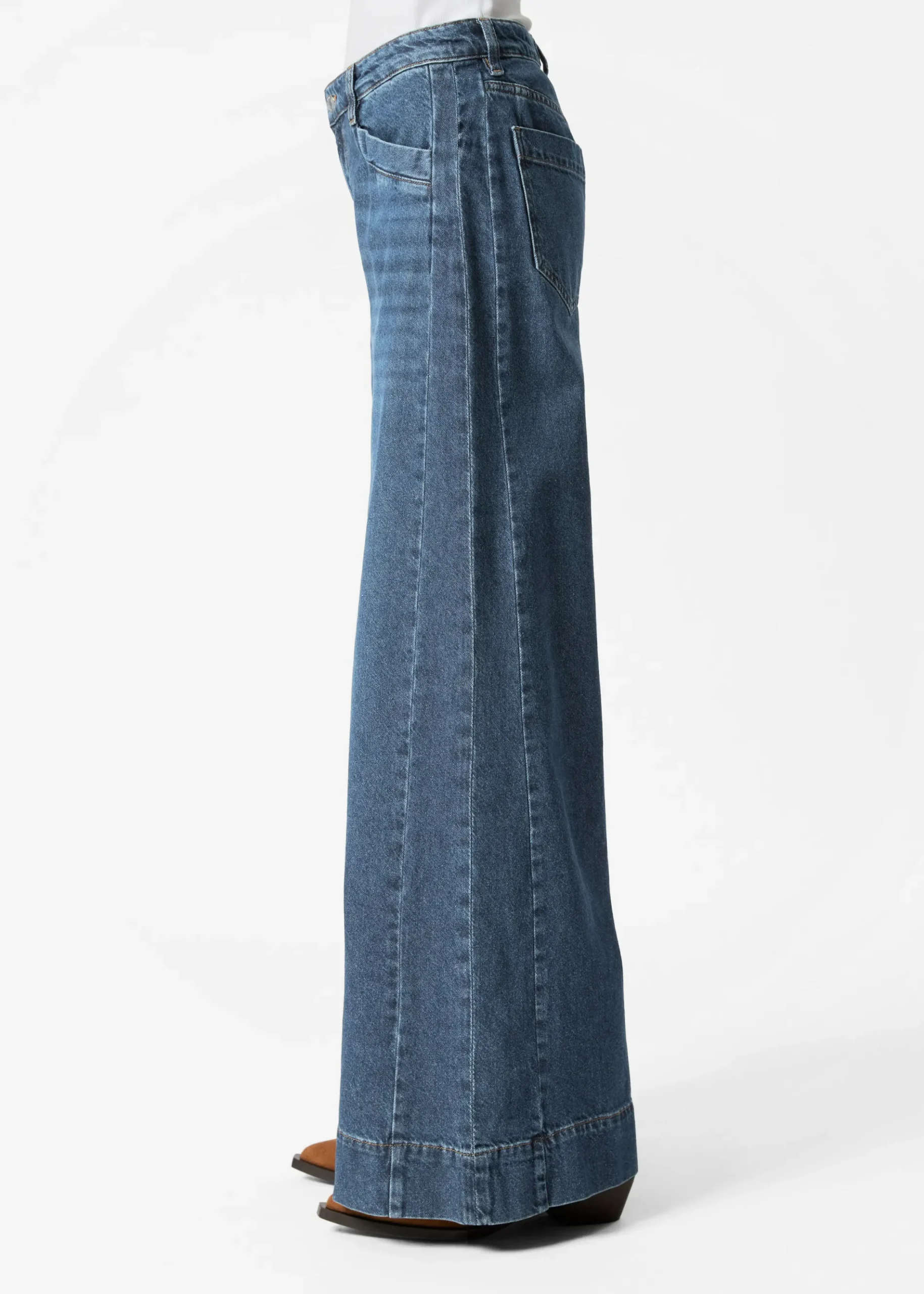 & Other Stories Jeans mit weitem, langem Bein