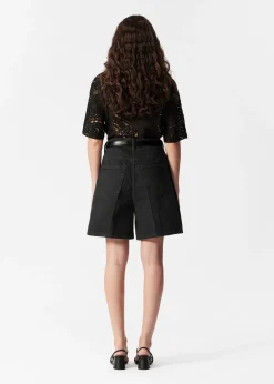 & Other Stories Jeansshorts mit weitem Bein
